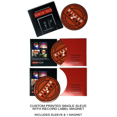 Single Sleeve - 1-Sided Record Label Magnets