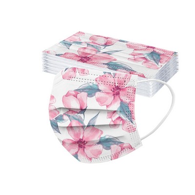 Flower Disposable Face Mask