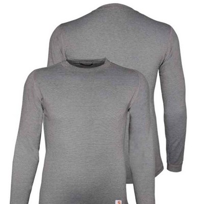 Carhartt® Men's Force® Heavyweight Heathered Knit Base Layer Crewneck Top