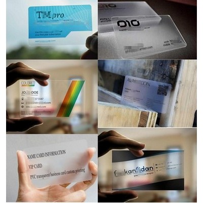 Pvc Transparent Business Card