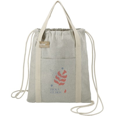 Repose 5oz. Recycled Cotton Drawstring Bag