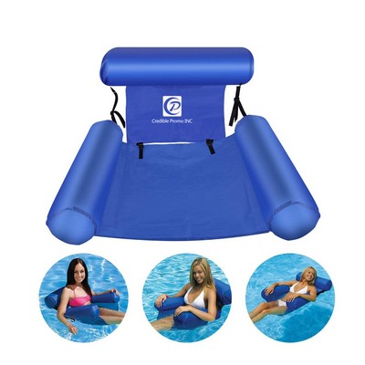 Inflatable Floating Water Hammock Float Pool Lounge Bed Swimming Chair