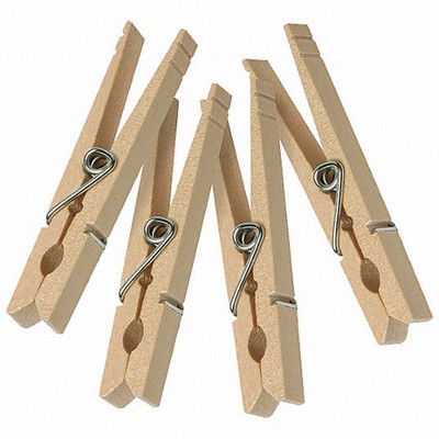 Wood Spring Clothespin