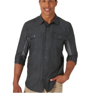 ATG™ By Wrangler® Men's Black Long Sleeve Shirt