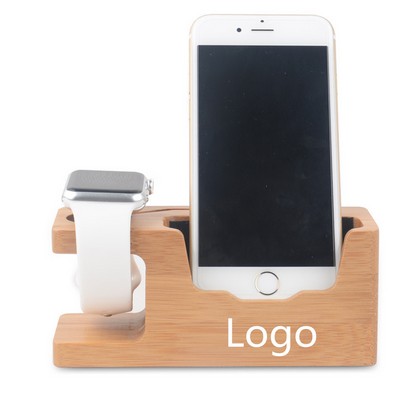 Bamboo Wood Charging Holder