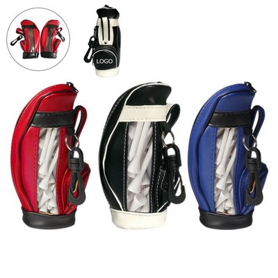 Mini Golf Ball Bag Tournament Gift Pack with Golf Tees