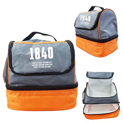 Double Layer Insulated Cooler Bag