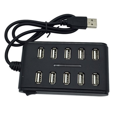 USB 2.0 10 Dual Port Expansion Hub