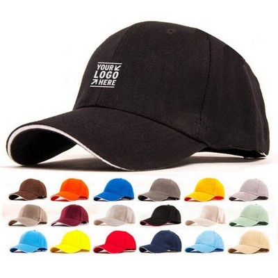 Cotton Sandwich baseball cap golf hat sun visor