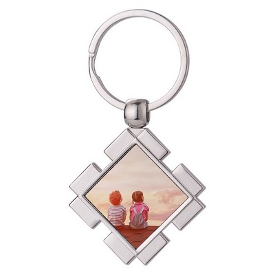 Diamond Photo Frame Keychain