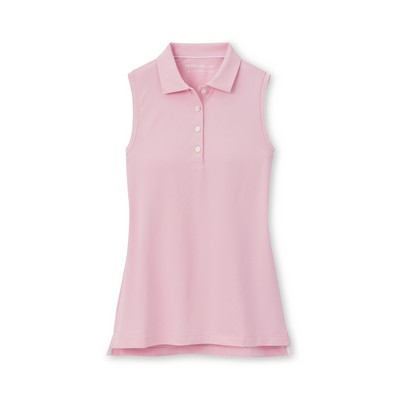 Peter Millar® Ladies Banded Sport Mesh Sleeveless Polo