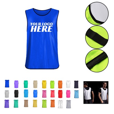 Adult Training Vest Sports Jersey