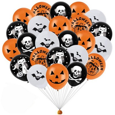 Custom 22" Biodegradable Hallowmas Latex Balloons