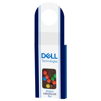 Belgian Chocolate Bar Wine Hanger - Dark Chocolate M&M® Bar