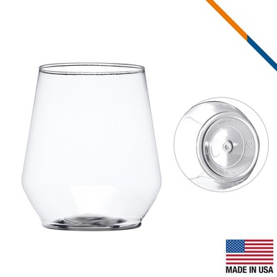 Kelsey Stemless Plastic Wine Glasses - 12 Oz.