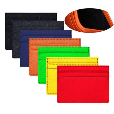 PU Leather Credit Card Holder w/Wallet