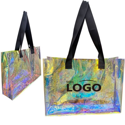 16"Transparent Clear Shoulder Tote Bag