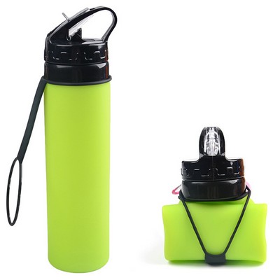 21 Oz. Foldable Silicone Bottle