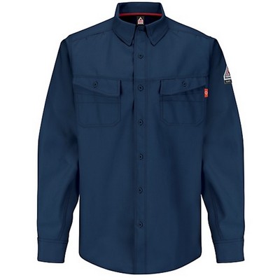 Bulwark™ iQ Series® Men's Endurance Work Shirt - Navy Blue