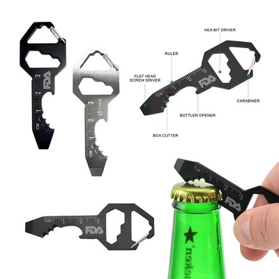 Multifunctional Bottle Opener Keychain