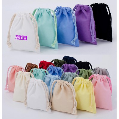 Cotton Drawstring Gift Pouch