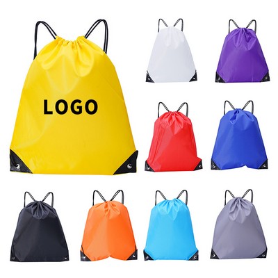 14"X 16" Oxford Cloth Drawstring Backpack