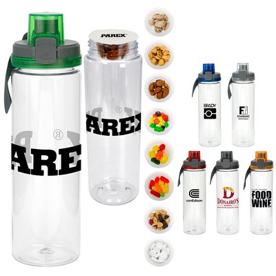 Locking Lid 24 oz. Snack Bottle