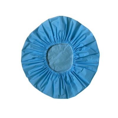 10.5 Inch EVA Waterproof Solid Color Shower Cap