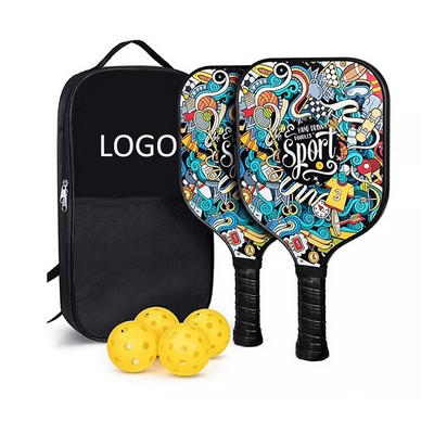 Premium Fiberglass Pickleball Paddle Set