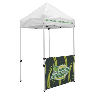 5' Economy Tent Half Wall Kit (Dye Sublimated, Single-Sided)