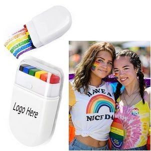 Mini Rainbow Face Paint Kit