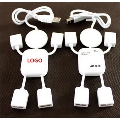 USB Human Shape 4 Port USB Hub