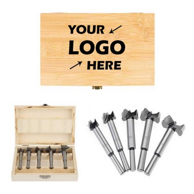 5-piece Set Of Woodworking Hole Openers