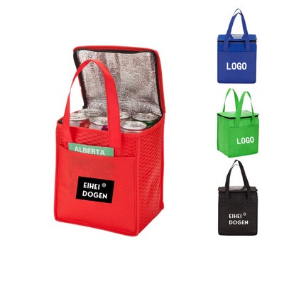 Lightweight Non-Woven Lunch Cooler Tote Bag