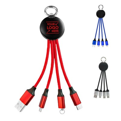 LED Light Indicator 3-in-1 Charging Cable