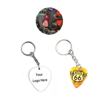 Full Color Plectrum with Key Chains