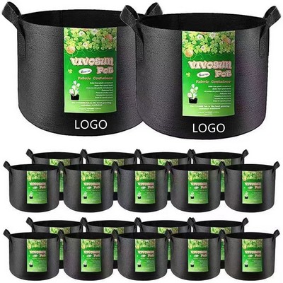 4 Pack 10 Gallon Thickened Fabric Grow Bags