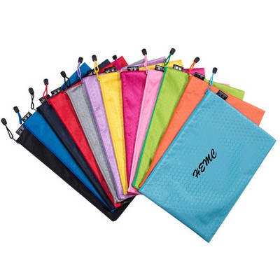 A4 Zipper File Bag Office Document Bags