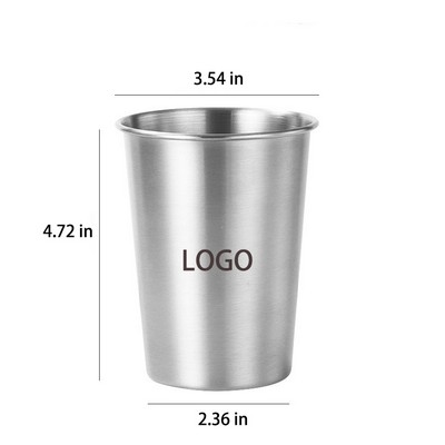 16 Oz 304 Stainless Steel Pint Cups