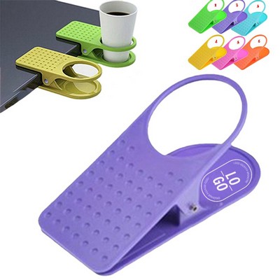 Versatile Desktop Drinking Cup Holder Clip