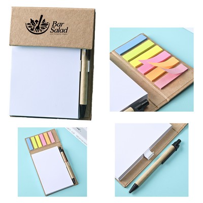 Notepad w/Pen & Sticky Notes