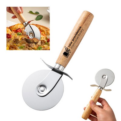 Wood Handle Pizza Cutter