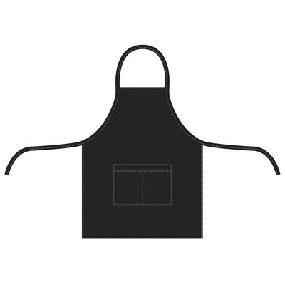 Basic Apron 20"x28" with pockets-Square corner -Polycotton