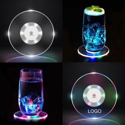 Acrylic Led Flash Drinks Coaster