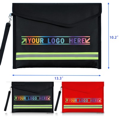 13.3 Inches × 10.2 Inches Fireproof Document Bag