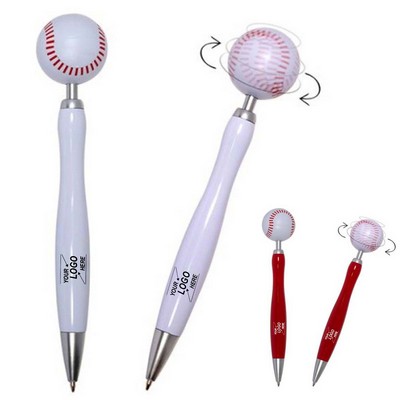 Retractable Baseball Theme Pen