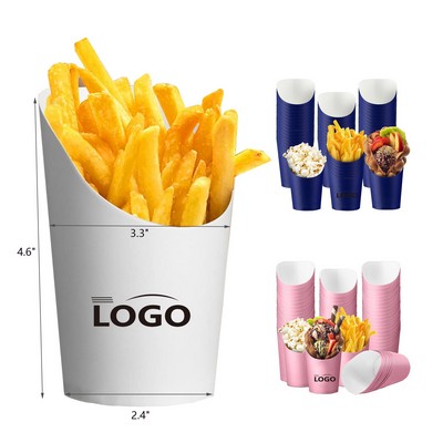 14 oz Disposable French Fries Holder Charcuterie Cup for Wedding Birthday Party