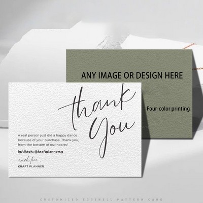 Custom Cards With Textured Design & Personalization