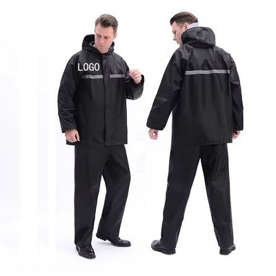 The Rainstorm Proof Split Raincoat Suit