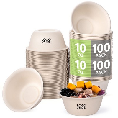 Eco-Friendly 10 Oz Disposable Bowls